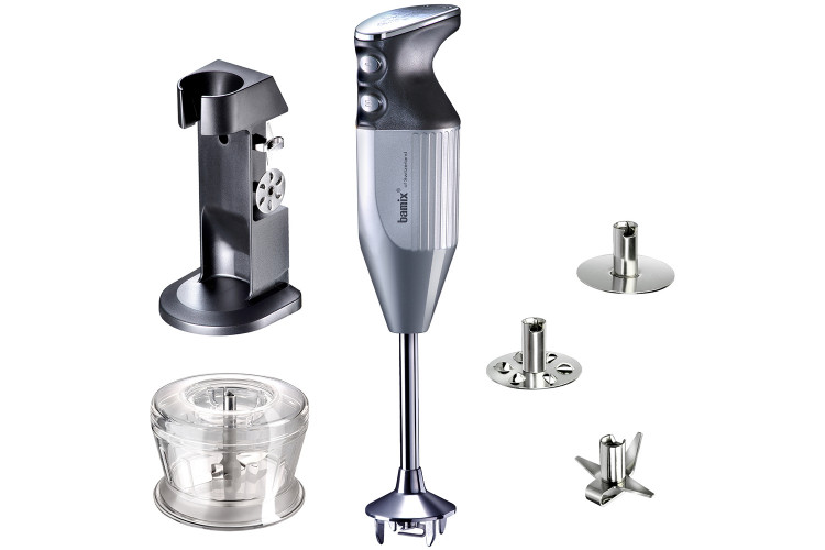 Mixeur plongeant Bamix M200 Deluxe argent avec accessoires
