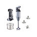 Mixeur plongeant Bamix M200 Deluxe argent avec accessoires
