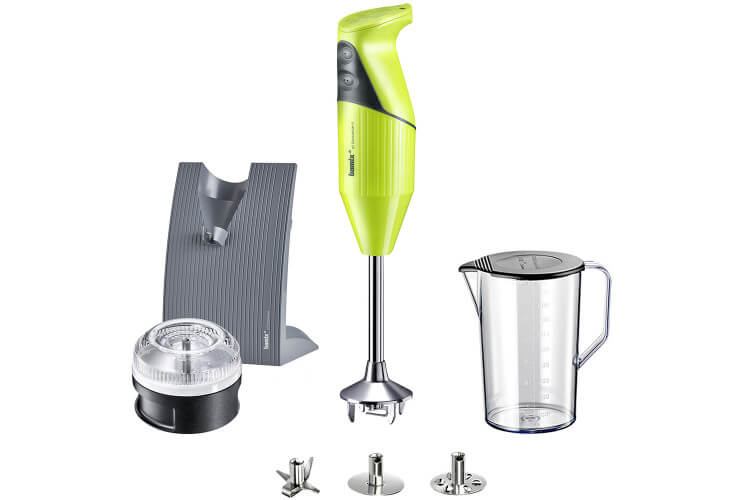 Mixeur plongeant Bamix M200 Swissline vert anis avec accesssoires