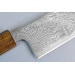 Couteau kiritsuke japonais artisanal Wusaki Unagi AUS10 damas 24cm manche chêne