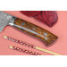 Couteau bunka japonais Takeshi Saji R2 Damas Mosaïque 18cm