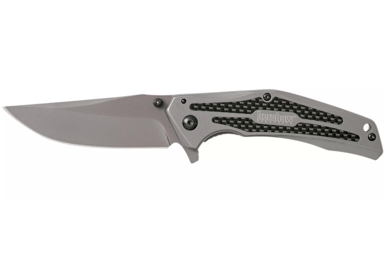 Couteau pliant Kershaw Duojet KS.8300 manche en acier/fibres de carbone 11,4cm