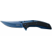Couteau pliant Kershaw Outright KS.8320 manche en acier/G10 bleu 11,1cm