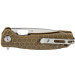 Couteau pliant Honey Badger Flipper D2 Medium 01HO030 manche nylon / fibres de verre tan 10,4cm