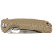 Couteau pliant Honey Badger Flipper D2 Medium 01HO030 manche nylon / fibres de verre tan 10,4cm