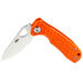 Couteau pliant EDC Honey Badger Leaf Large 01HO045 manche nylon / fibres de verre orange 11,7cm