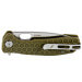 Couteau pliant Honey Badger Flipper Large 01HO003 manche nylon / fibres de verre vert kaki 11,7cm