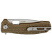 Couteau pliant Honey Badger Flipper Medium 01HO006 manche nylon / fibres de verre tan 10,4cm