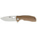 Couteau pliant Honey Badger Flipper D2 Medium 01HO030 manche nylon / fibres de verre tan 10,4cm