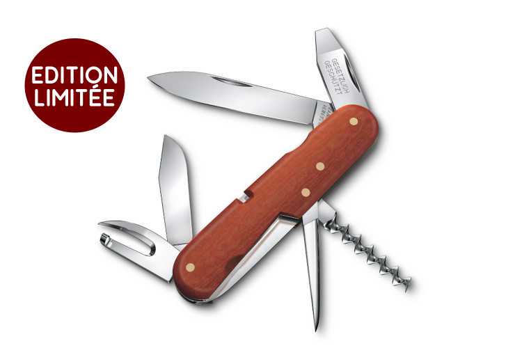 Couteau suisse Victorinox Replica 1897 - Superbe Edition limit&eacute;e 125 ans et son &eacute;crin