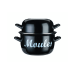 Marmite à moules KitchenCraft World of Flavors en acier émaillé 