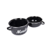 Marmite à moules KitchenCraft World of Flavors en acier émaillé 