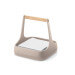 Organisateur de table blanc Guzzini Tierra en bouteilles recyclées 22x22x22,5cm