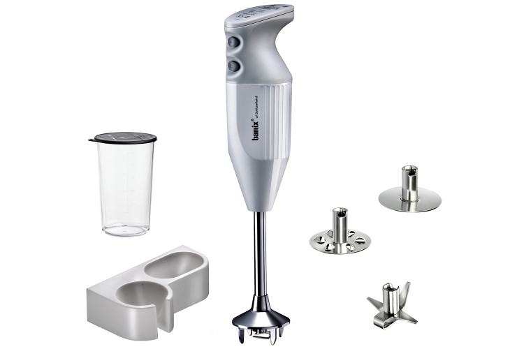 Mixeur Plongeant Bamix M200 Mono blanc avec accessoires