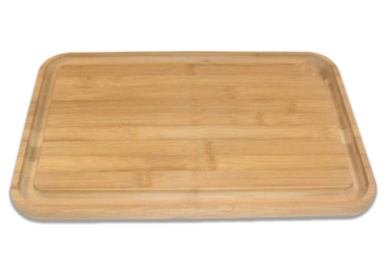 Planche &agrave; d&eacute;couper B&eacute;rard en bambou avec rigole et poche &agrave; jus 45x32cm