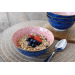 Bol en grès émaillé KitchenCraft motif arc bleu et rouge