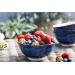 Bol en grès émaillé KitchenCraft motif arc bleu et rouge