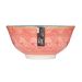 Bol en grès émaillé Kitchen Craft à motif floral gris et rouge