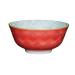 Bol en grès émaillé Kitchen Craft à motif floral gris et rouge