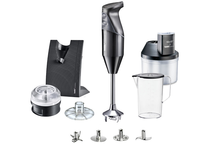 Coffret Bamix SuperBox Noir - Bamix Swissline + SliceSy et accessoires