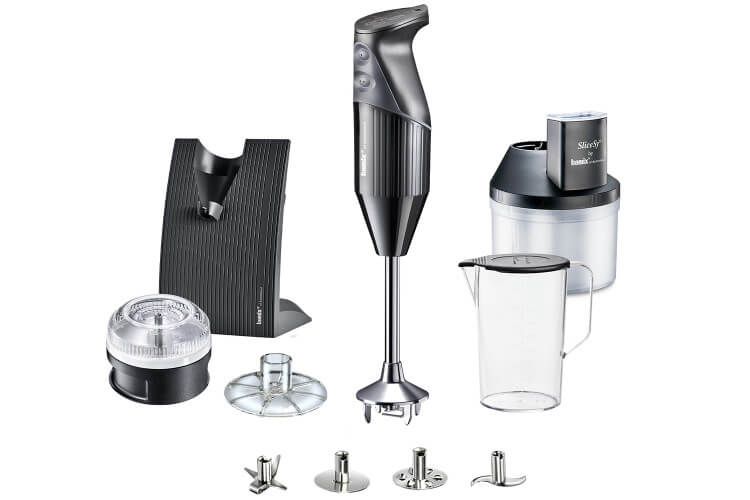 Coffret Bamix SuperBox Noir - Bamix Swissline + SliceSy et accessoires