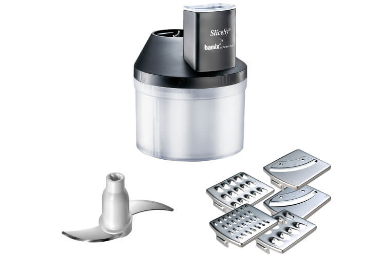 Robot Bamix SliceSy noir pour mixeur Bamix polyvalent