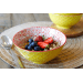 Bol en grès émaillé KitchenCraft motif floral jaune et rouge