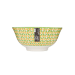 Bol en grès émaillé KitchenCraft motif géométrique vert et jaune