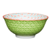 Bol en grès émaillé KitchenCraft motif géométrique vert
