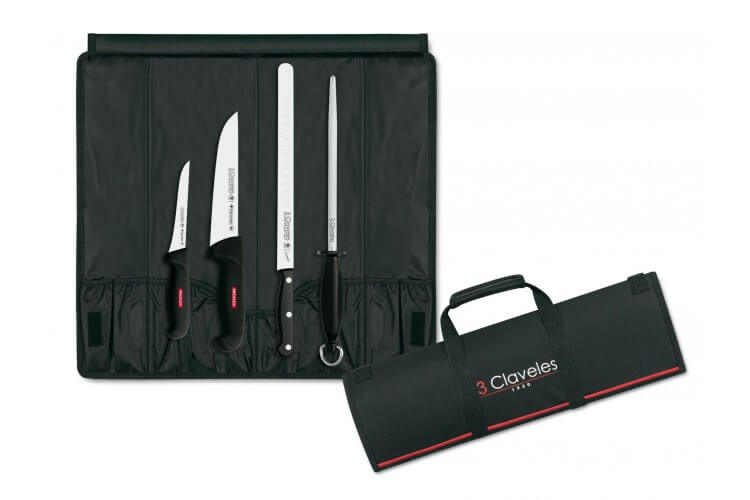Malette professionnelle découpe jambon 3 Claveles