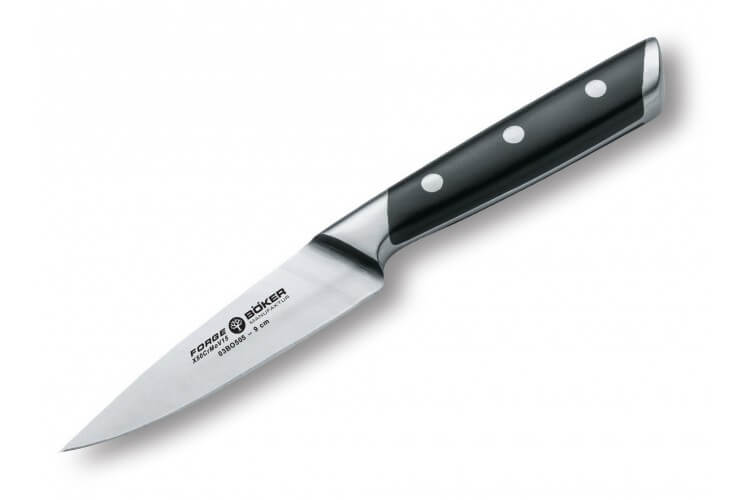 Couteau d'office forgé Boker lame 9cm