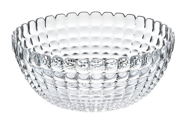 Saladier transparent Guzzini Tiffany en acrylique