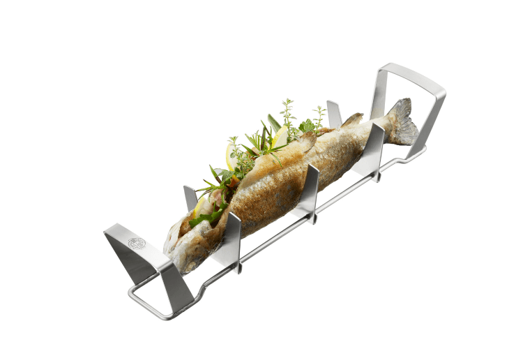 Support pour poisson Gefu en acier inox 35cm