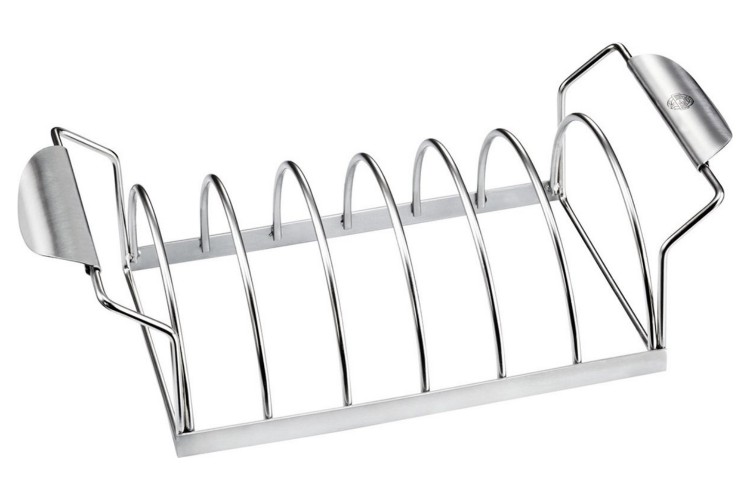 Support pour ribs Gefu en acier inox 40cm