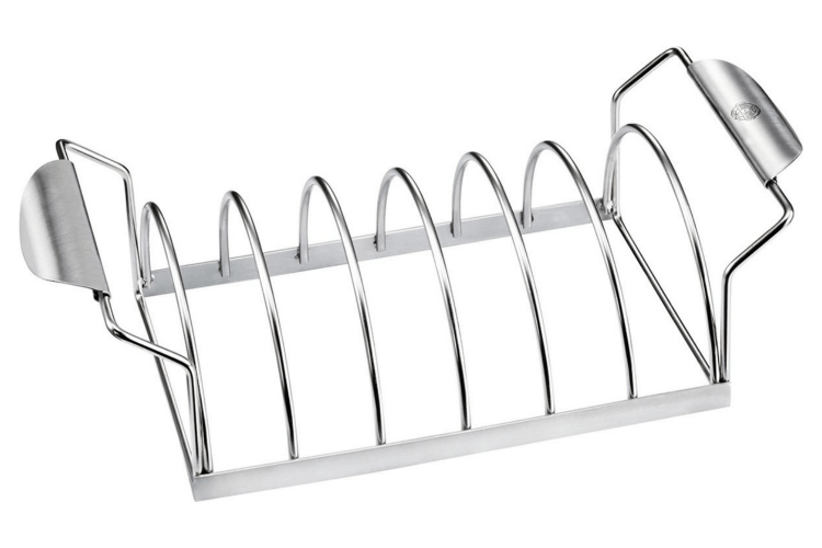 Support pour ribs Gefu en acier inox 40cm