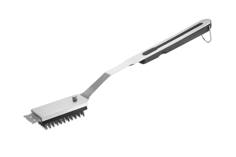 Brosse à barbecue Gefu en acier inox avec tête interchangeable 46cm