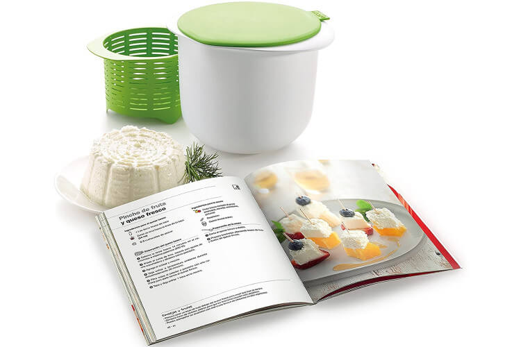 Kit préparation de fromage fait maison Lékué Cheese Maker + Livre de recettes