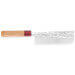 Couteau nakiri japonais artisanal Yu Kurosaki Sasame acier cobalt 16,5cm