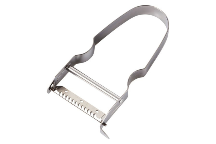 &Eacute;plucheur Castor rasoir &agrave; julienne en acier inox 11,5cm