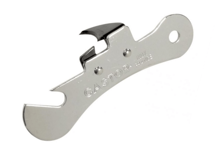 Ouvre-boîtes Castor en acier au carbone 9,5cm 