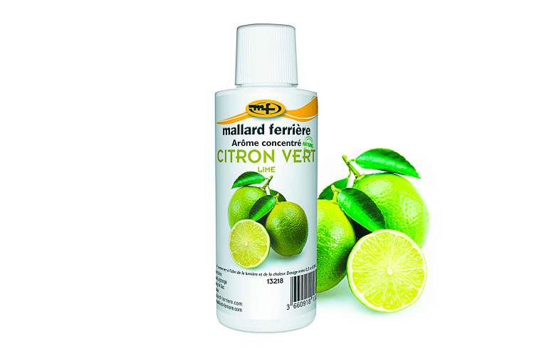 Ar&ocirc;me alimentaire concentr&eacute; Mallard Ferri&egrave;re citron vert 125ml
