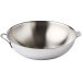 Wok Mastrad O'Wok Gourmet en acier inoxydable avec poignée amovible et grille