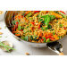 Wok Mastrad O'Wok Gourmet en acier inoxydable avec poignée amovible et grille