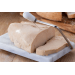 Coupe-foie gras socle en marbre avec 2 fils de rechange en inox