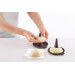 Lot de 6 moules à bagel Lékué marron en silicone Platinum