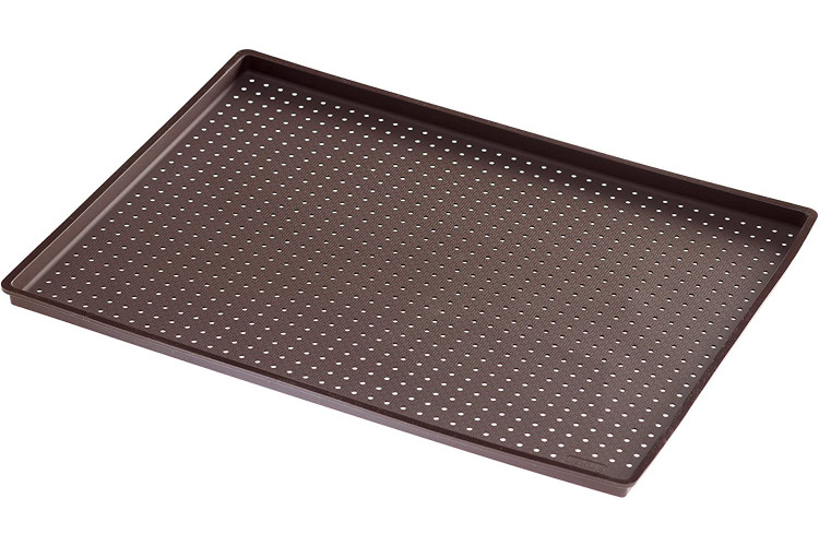 Tapis &agrave; pizza L&eacute;ku&eacute; 30x40cm en silicone Platinum marron