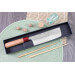 Couteau nakiri japonais artisanal Yu Kurosaki Sasame acier cobalt 16,5cm