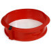 Moule à manqué démontable Lékué 23cm en silicone rouge + assiette en céramique