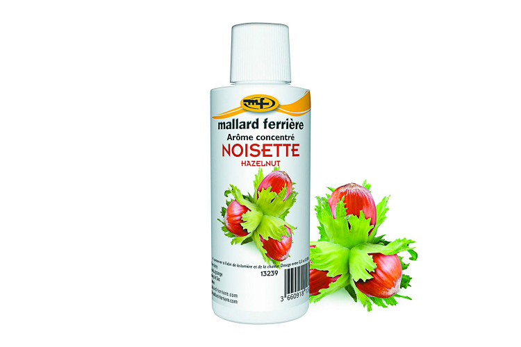 Ar&ocirc;me alimentaire concentr&eacute; Mallard Ferri&egrave;re noisette 125ml