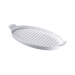 Plat à asperges Westmark en porcelaine blanc 40 x 20cm